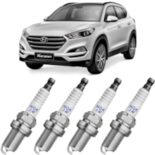 Jogo Kit 4 Velas Ignição Hyundai Tucson 17 a 22 Ngk Iridium Jogo Kit 4 Velas Ignição Hyundai Tucson 17 a 22 Ngk Iridium