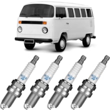 Jogo Kit 4 Velas Ignição Kombi 1.3 1.5 1.6 1957  a 2013 Ngk Jogo Kit 4 Velas Ignição Kombi 1.3 1.5 1.6 1957  a 2013 Ngk