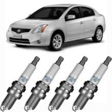 Jogo Kit 4 Velas Ignição Nissan Sentra 1.8 2005 Ngk Platinum Jogo Kit 4 Velas Ignição Nissan Sentra 1.8 2005 Ngk Platinum