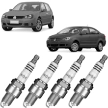 Jogo Kit 4 Velas Ignição Polo Sedan Golf 1.6 Ngk Iridium IX Jogo Kit 4 Velas Ignição Polo Sedan Golf 1.6 Ngk Iridium IX