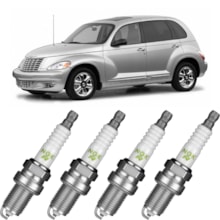 Jogo Kit 4 Velas Ignição PT Cruiser 2.0/ 2.4 16v 2000 Green