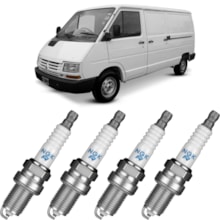 Jogo Kit 4 Velas Ignição Renault Trafic 2.2 92 a 1998 Ngk Jogo Kit 4 Velas Ignição Renault Trafic 2.2 92 a 1998 Ngk