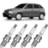 Jogo Kit 4 Velas Ignição Seat Ibiza 1.6 8v 1999 a 2003 Ngk