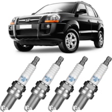 Jogo Kit 4 Velas Ignição Tucson Sportage Sw4 Ngk