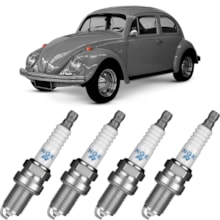 Jogo Kit 4 Velas Ignição Volkswagen Fusca Kombi Gol Ngk Jogo Kit 4 Velas Ignição Volkswagen Fusca Kombi Gol Ngk