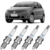 Jogo Kit 4 Velas Ignição Volkswagen Gol 1.6 1997 a 2022 Ngk