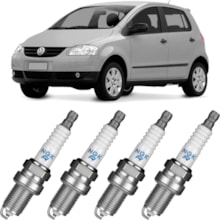Jogo Kit 4 Velas Ignição Vw Fox 1.0 8v 2008 a 2009 Ngk Jogo Kit 4 Velas Ignição Vw Fox 1.0 8v 2008 a 2009 Ngk