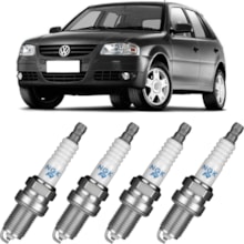 Jogo Kit 4 Velas Ignição Vw Gol 1.8 8v 2002 a 2022 Ngk Jogo Kit 4 Velas Ignição Vw Gol 1.8 8v 2002 a 2022 Ngk