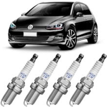 Jogo Kit 4 Velas Ignição Vw Golf 1.4 2015 a 2019 Ngk Platinum Jogo Kit 4 Velas Ignição Vw Golf 1.4 2015 a 2019 Ngk Platinum