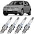 Jogo Kit 4 Velas Ignição Vw Golf 1.6 8v 2000 a 2020 Ngk