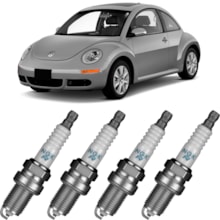 Jogo Kit 4 Velas Ignição Vw New Beetle 99 a 19 Ngk Platinum Jogo Kit 4 Velas Ignição Vw New Beetle 99 a 19 Ngk Platinum