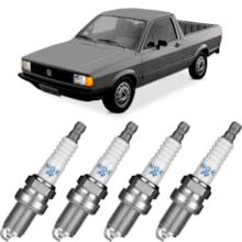 Jogo Kit 4 Velas Ignição Vw Saveiro 1.6 1982 1983 a 2022 Ngk Jogo Kit 4 Velas Ignição Vw Saveiro 1.6 1982 1983 a 2022 Ngk