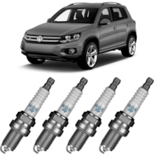 Jogo Kit 4 Velas Ignição Vw Tiguan 1.4 Tsi 2016 Ngk Platinum