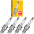 Jogo Kit 4 Velas Nissan X Trail 16v 2001 a 2007 NGK
