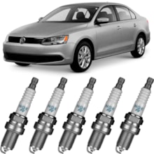 Jogo Kit 5 Velas Ignição Jetta 2.5 150cv 2006 a 2023 Ngk Jogo Kit 5 Velas Ignição Jetta 2.5 150cv 2006 a 2023 Ngk