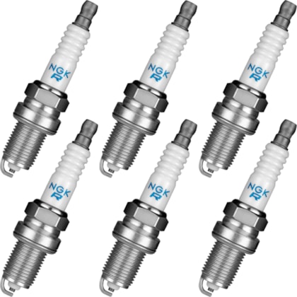 Jogo Kit 6 Velas de Ignição BMW 323i 325i 328 Z3 24v NGK