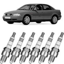 Jogo Kit 6 Velas Ignição Audi A6 2.4 30v V6 Ngk Iridium IX Jogo Kit 6 Velas Ignição Audi A6 2.4 30v V6 Ngk Iridium IX
