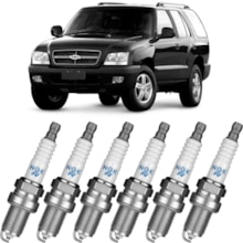 Jogo Kit 6 Velas Ignição Blazer 4.3 V6 1996 1997 a 2004 Ngk
