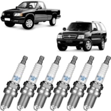Jogo Kit 6 Velas Ignição Blazer S-10 1.3 V6 1996 a 2004 Ngk