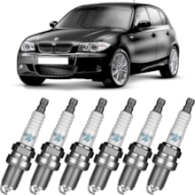 Jogo Kit 6 Velas Ignição Bmw 130i 2007 a 2013 Ngk Platinum Jogo Kit 6 Velas Ignição Bmw 130i 2007 a 2013 Ngk Platinum