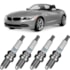 Jogo Kit 6 Velas Ignição Bmw Z4 2.5 2008 a 2016 Ngk Platinum