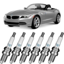 Jogo Kit 6 Velas Ignição Bmw Z4 2.5 2008 a 2016 Ngk Platinum Jogo Kit 6 Velas Ignição Bmw Z4 2.5 2008 a 2016 Ngk Platinum