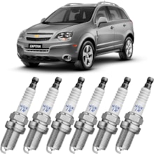 Jogo Kit 6 Velas Ignição Gm Captiva V6 11 a 2019 Ngk Iridium Jogo Kit 6 Velas Ignição Gm Captiva V6 11 a 2019 Ngk Iridium