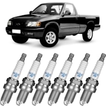 Jogo Kit 6 Velas Ignição Gm S-10 4.3 V6 1996 1997 a 2004 Ngk Jogo Kit 6 Velas Ignição Gm S-10 4.3 V6 1996 1997 a 2004 Ngk