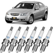 Jogo Kit 6 Velas Ignição Omega 3.8 V6 1999 a 2004 Ngk Jogo Kit 6 Velas Ignição Omega 3.8 V6 1999 a 2004 Ngk