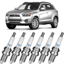 Jogo Kit 6 Velas Ignição Outlander 3.0 13 a 2023 Ngk Iridium Jogo Kit 6 Velas Ignição Outlander 3.0 13 a 2023 Ngk Iridium