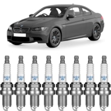 Jogo Kit 8 Velas Ignição BMW M3 4.0 2007 a 2013 Ngk Platinum