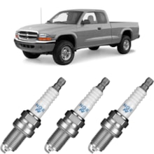 Jogo Kit3 Velas de Ignição Dodge Dakota 3.9 2001 a 2003 NGK Jogo Kit3 Velas de Ignição Dodge Dakota 3.9 2001 a 2003 NGK