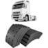 Jogo Lona Freio Volvo Fh 16-610 16.0 24v 2003 a 2008 Frasle