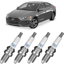 Jogo Vela Ignição Elantra iX35 2.0 2011 2012 2013 2014 NGK Jogo Vela Ignição Elantra iX35 2.0 2011 2012 2013 2014 NGK