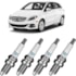 Jogo Vela Ignição Mercedes Benz C180 C200 E250 NGK Platinum
