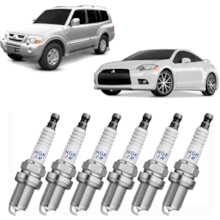 Jogo Vela Ignição Mitsubishi Eclipse Pajero Full NGK Iridium