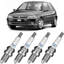 Jogo Vela Ignição Peugeot 106 1.0 405 2.0 Gasolina Ngk