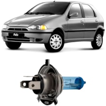 Kit 10 Lâmpadas Farol Baixo E Alto H4 12V 60/55W Blue Valeo