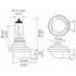 Kit 10 Lâmpadas Halógena 12v 55w PGJ19-2 T4 Hella