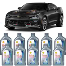 Kit 10 Óleo Camaro 50 6.2 V8 MPFI Helix HX8 SP 5W-30 Shell