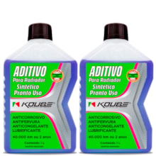 Kit 2 Aditivo Radiador Sintético Pronto Para Uso Koube Azul