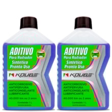 Kit 2 Aditivo Radiador Sintético Pronto Para Uso Koube Azul Kit 2 Aditivo Radiador Sintético Pronto Para Uso Koube Azul