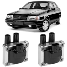 Kit 2 Bobina Ignição Fiat Tempra 2.0 16v 1993 a 1999 Ngk