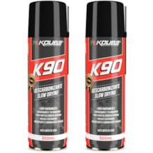 Kit 2 Descarbonizante Slow Drying K90 300 Ml Koube