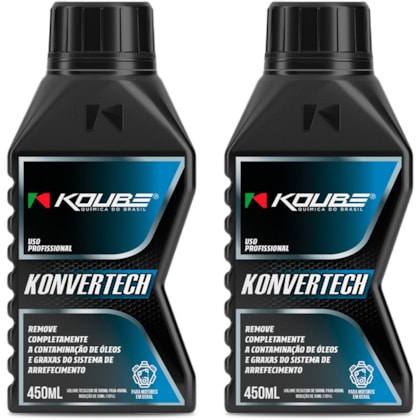 Kit 2 Konvertech Remove Graxa Sistema Arrefecimento Koube