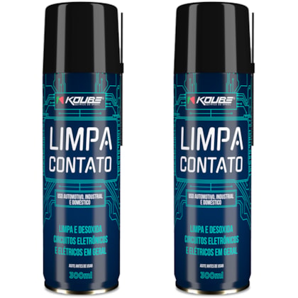 Kit 2 Limpa Contato Spray Eletrônico 300ml Koube