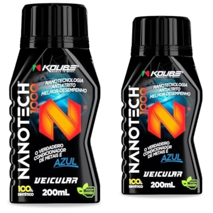 Kit 2 Nanotech Condicionador De Metais Motor Rolamento Koube