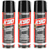 Kit 3 Descarbonizante Slow Drying K90 300 Ml Koube