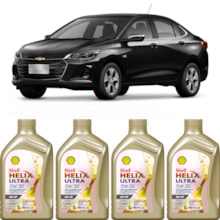 Kit 4 Óleo Chevrolet 1.0 Turbo MPF Helix Ultra SP 5W30 Shell