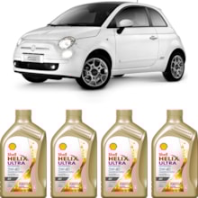 Kit 4 Óleo Fiat 500 1.4 16v TB Helix Ultra AV 5W-40 Shell